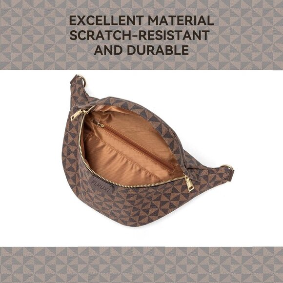 Elegant Faux Leather Crossbody Sling Bag with Adjustable Straps for Women - Picture 7 of 13